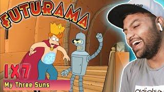 Futurama | S1E07 "My Three Suns" |REACTION