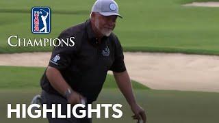 Darren Clarke’s winning highlights from Round 3 at the Mitsubishi Electric Championship