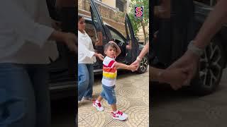 Bharti Singh's Gola’s got goals! Lil Laksh setting his hair like a star while the paps cheer him on