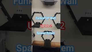 FUNKOPOP WALL! 3D print shelves with spacer system. #like #subscribe #3dprinting #starwars #fortnite