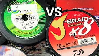 PowerPro vs J-Braid 8 Grand Strength Contest (SURPRISING RESULTS!)