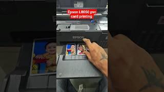 Epson L8050 #pvc card printing #epson #printersupport