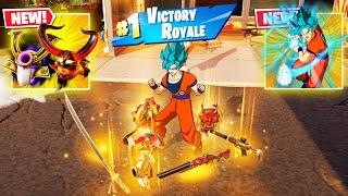 GOKU SUPER SAIYAN BLUE vs NEW 3 MEDALLIONS & MYTHIC’S CHALLENGE ( NEW! FORTNITE CHAPTER 6 )