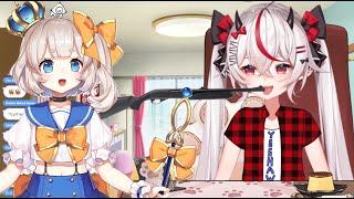 Mari raids Remilia as she licks her shotgun