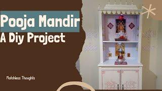 How to Make A Pooja Mandir at Home!  | DIY Pooja Mandir | Ikea shelf to Pooja Mandir