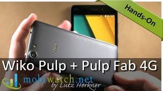 Wiko Pulp + Pulp Fab 4G: Cheap 5" and 5.5" Dual-SIM Phones – Hands-on Video