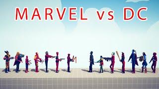 MARVEL Team vs DC Team - Totally Accurate Battle Simulator TABS