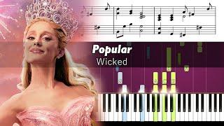 Wicked - Popular - Accurate Piano Tutorial with Sheet Music