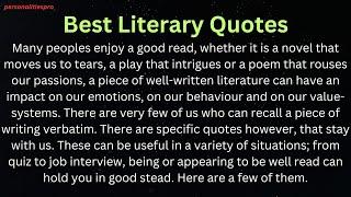 best literary quotes,best literary quotes in english,best literary quotes of all time,quotes,