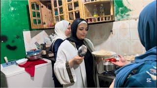 اول يوم رمضان عند حماتي️ عملنا مصيبه أنا وسلفاتي 