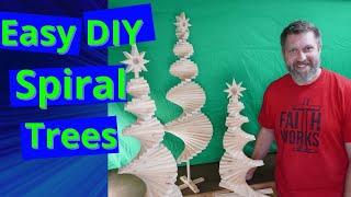 Build a STUNNING Spiral Tree with JUST 2x4s and a FREE Plan!