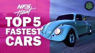 Top 5 Fastest Cars in Need for Speed Heat | NFS Heat Best Cars