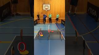 Tic-tac-toe Challenge! ️⭕ #tabletennis #pingpong #tischtennis #tenisdemesa #tenisdetable #tictack