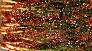 쪽파김치 맛있게 담는 방법 | 이 영상 하나로 끝! 정말 정말 맛있습니다.