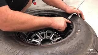 RC Comp Series- Mounting a tire on a bead lock wheel