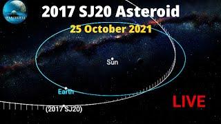 2017 SJ20  asteroid | close approach on 25 October 2021