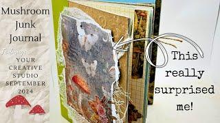 Mushroom Junk Journal Featuring: Your Creative Studio September 2024