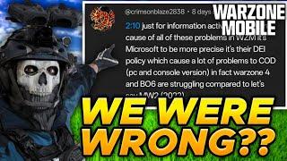 Microsoft Is Behind WARZONE MOBILE'S Failure !?