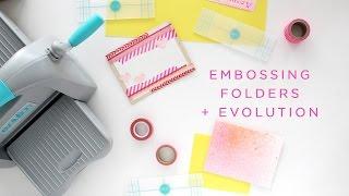 Embossing + Washi Tape on a card