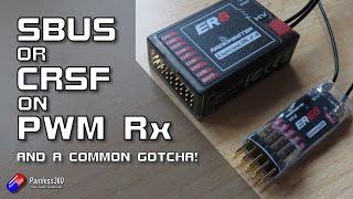 How to setup SBUS or CRSF on your PWM ELRS Receiver (there are two ways!)