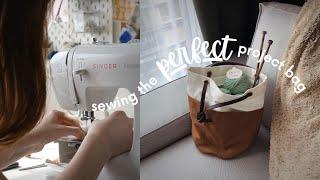 Sew With Me // Ultimate Knitting Project Bag, Making the All Well Bucket Bag Pattern