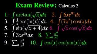 Calculus 2 Exam Review Part6