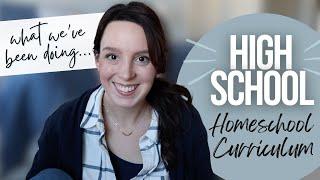 HOMESCHOOL HIGH SCHOOL Curriculum Picks | 2024-2025 | Winter Homeschool DITL