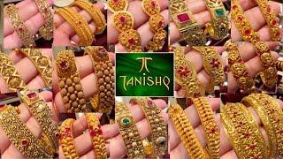 Tanishq Latest 22k Bridal Bangle Designs with price/Antique Bangles/Gold bangles/ Bangalore/Deeya