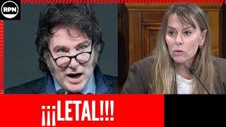 ¡¡¡LETAL!!! JULIANA DI TULLIO LE LLENÓ LA CARA DE DEDOS A MILEI POR SACARLE LA JUBILACIÓN A CFK