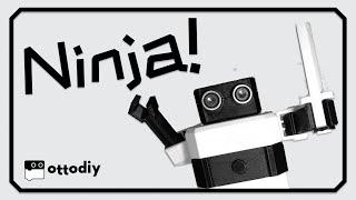 Otto DIY "Ninja" the most versatile STEM+A Robot for you to become the Master of programming!