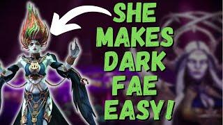  Morrigaine SHINES In The Doom Tower!  Morrigaine Dark Fae Team GUIDE | RAID SHADOW LEGENDS