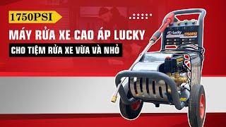 Máy rửa xe cao áp Lucky 1750PSI 3kw cho bãi đỗ xe VỪA và NHỎ