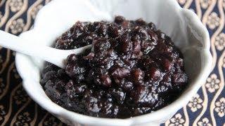 Anko (sweet red bean paste) Recipe - Japanese Cooking 101