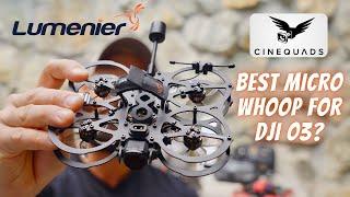 QAV-PRO Nano: A premium micro whoop designed by Lumenier & Cinequads for the DJI O3 Air Unit