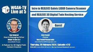 211-WGAN-TV | Intro to REALSEE LiDAR Camera and 3D Digital Twin Hosting Services