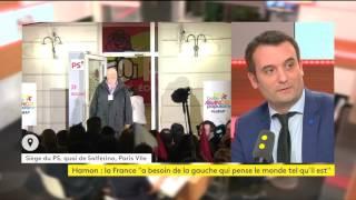 Florian Philippot : Valls et Hamon, 2 sortants du quinquennat