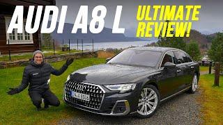 The ultimate Audi A8 driving REVIEW! 2022 A8 L 4.0 V8 Facelift - better than S-Class and 7-Series?