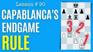 Chess Lesson # 90: Capablanca’s Endgame Rule | Chess Endings