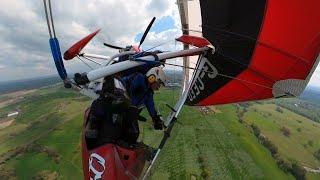 Flying flexwing: "Trim check" with Capt Braders