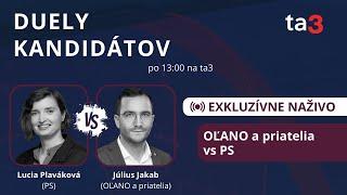 Duely kandidátov: Lucia Plavákova (Progresívne Slovensko) vs Július Jakab (OĽANO a priatelia)