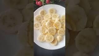 Fire less Banana Dessert yummy#shorts #ytshorts