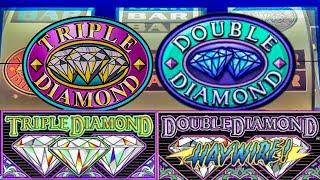 Old School Double Diamond Haywire and Triple Diamond Classic Slots