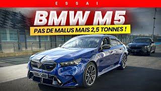 ESSAI Nouvelle BMW M5 (2024) : malgré 2,5t sur la balance, le plaisir BMW M est il toujours là ?