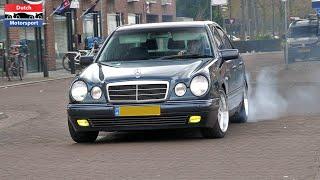 500Nm Mercedes E300 with Holset HX35Y Turbo - Burnout & Accelerations!