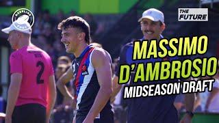 The BEST kick in the Midseason Draft?? - Massimo D'Ambrosio 2022 Highlights (Pick 3 Essendon FC)