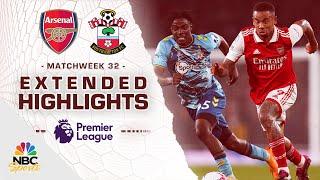 Arsenal v. Southampton | PREMIER LEAGUE HIGHLIGHTS | 4/21/2023 | NBC Sports