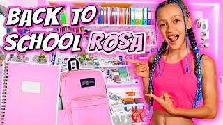 BACK TO SCHOOL compro materiale scolastico di un solo colore ROSA si torna a scuola! vacanze finite