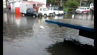 Habitantes de Naranjal reclaman por inundaciones que todos los años afectan ese barrio
