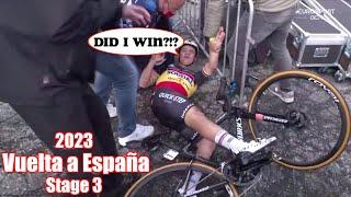 REMCO EVENEPOEL?! | Vuelta Stage 3 2023