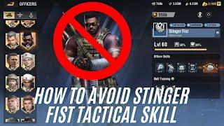 Warpath 11.2 - Avoiding Stinger Fist tactical skill